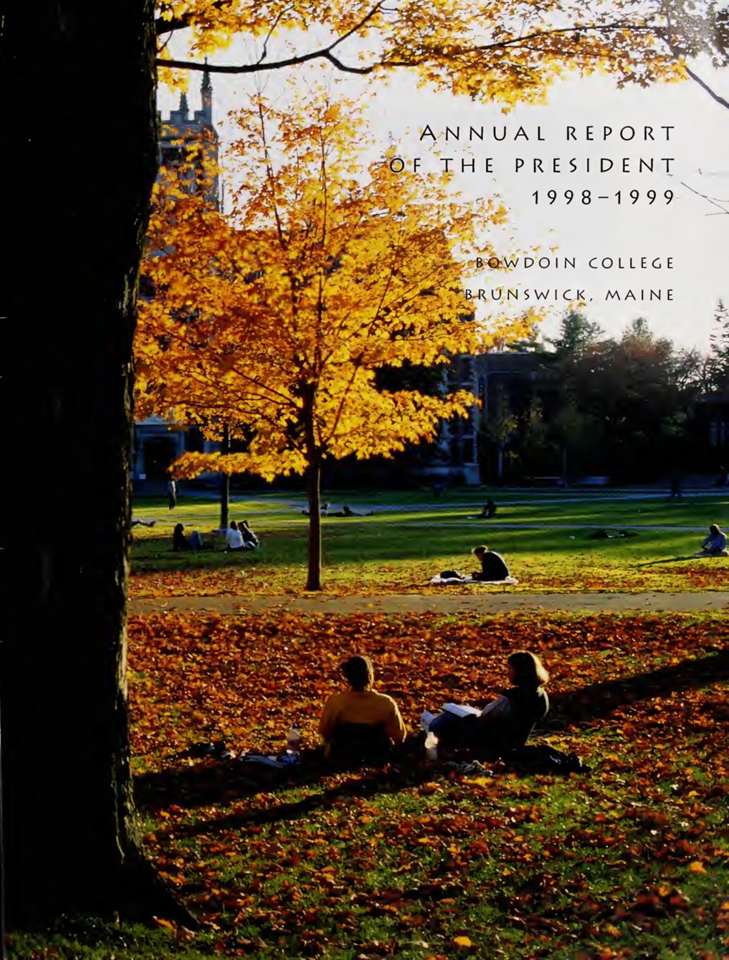 Miniature of Report of the President, Bowdoin College 1998-1999