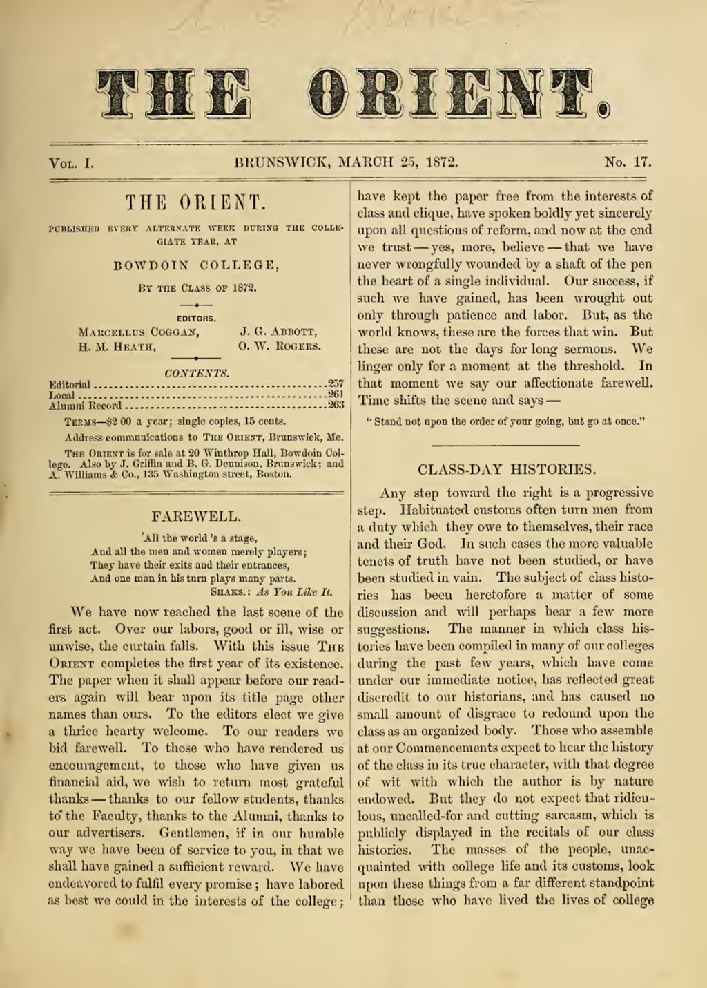 Miniature of Bowdoin Orient, v. 11, no. 16